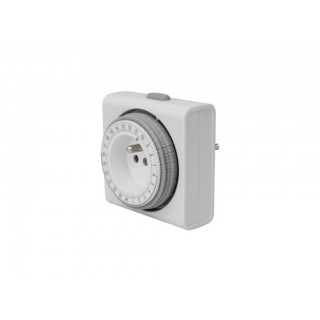 COMPACT 24 HOUR TIMER - FRENCH SOCKET