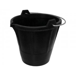 TALIAPLAST - MASONRY BUCKET - 12 L - RUBBER - WITH SPOUT