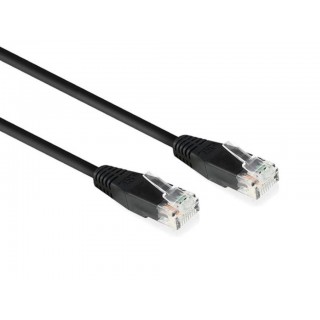 CAT6 U/UTP networking cable, copper, 2m, black