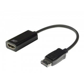 DisplayPort male to HDMI female adapter - 4K @ 30 Hz - 0.15 m