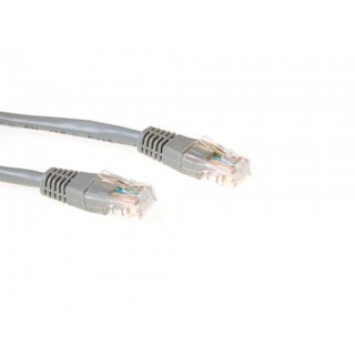 CAT5e U/UTP networking cable, CCA, 1.5m, grey
