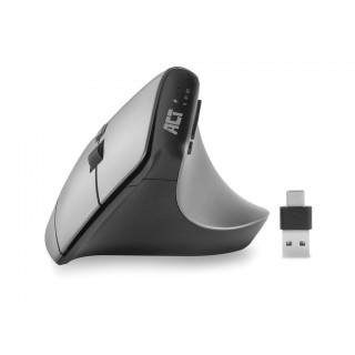 Wireless ergonomic mouse with Bluetooth and USB-C / USB-A