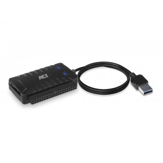 USB 3.2 Gen1 to IDE + SATA adapter with power supply