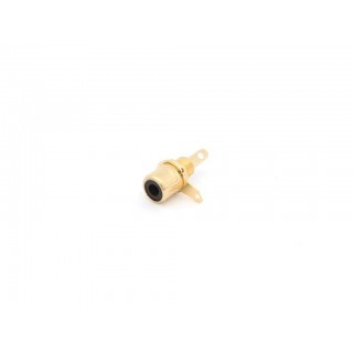 RCA BINDING POST FEMALE - GOLD - BLACK