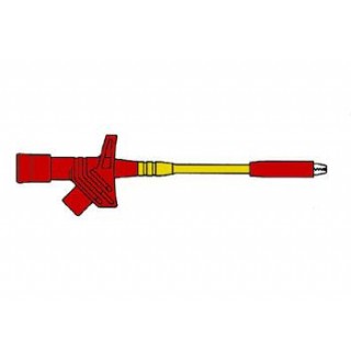 SAFETY CLAMP TYPE WITH WIDE OPENING GRIP CLAWS / RED (KLEPS 2800)
