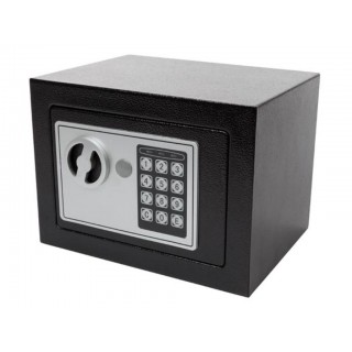 ELECTRONIC SAFE BOX - 17 x 23 x 17 cm - 4.6 L - BLACK