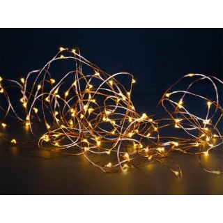 MAIA LED - 12 m - 120 warm white lamps - copper wire - 4.5 V