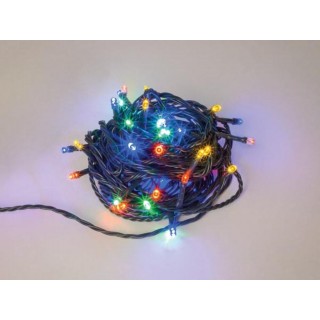 Shimmerlight LED - 16 m - 740 multicolor lamps - green wire - modulator - 24 V