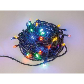 Shimmerlight LED - 34 m - 1500 multicolor lamps - green wire - modulator - 24 V