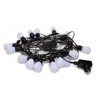 TUYA LED - 15 m - 15 white lamps - black wire - smart