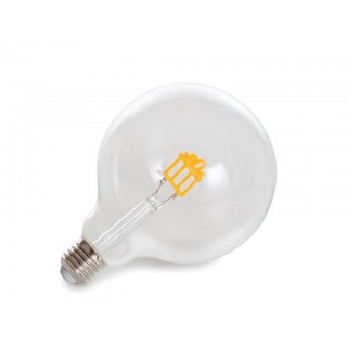 Deco bulb - christmas bulb gift - gold wire - E27