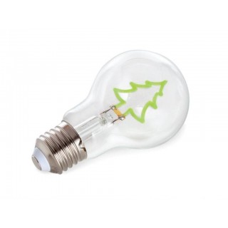 Deco bulb - christmas bulb tree - green wire - E27