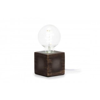 LAMP BASE - decorative lamp base - grey - cube