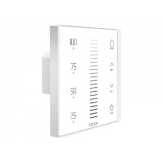 MULTI-ZONE SYSTEM - SINGLE CHANNEL LED TOUCH PANEL DIMMER - DMX / RF