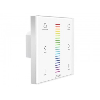 MULTI-ZONE SYSTEM - RGB LED TOUCH PANEL DIMMER - DMX / RF