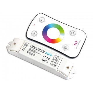 RGB LED CONTROLLER WITH RF REMOTE CONTROLLER
