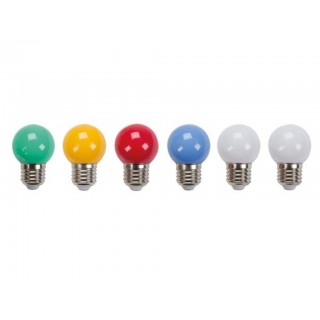 COLOURED LED LAMPS - (10pcs)