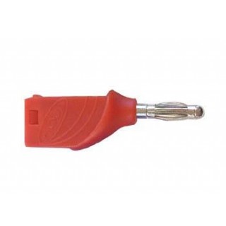 BANANA PLUG 4mm STACKABLE - RED