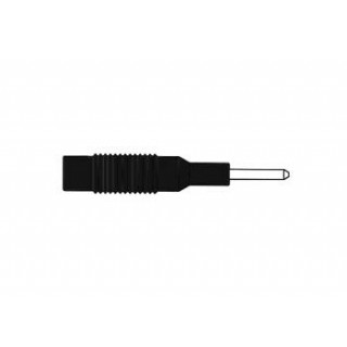 INJECTION-MOULDED ADAPTER PLUG 2mm TO 4mm / BLACK (MZS 2)