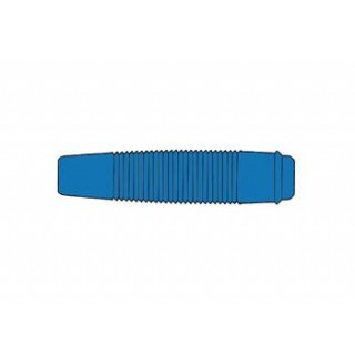 INSULATED FLEXIBLE COUPLING FOR 4mm PLUG / BLUE (KUN 30)