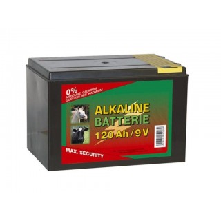Dry battery Alkaline, 9 V, 120 Ah, small case