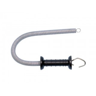 Gate handle with spring, stretches up to 5 m
