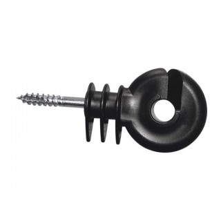 Ring insulator EDX EasyDrill short support, black, 25 pcs