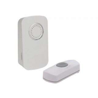 WIRELESS BATTERY OPERATED DOOR BELL KIT WITH 1 PUSH BUTTON