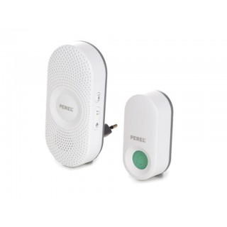 Wireless doorbell and chime with indicator.
