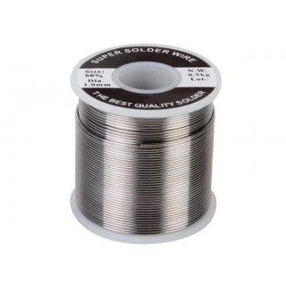 Solder wire, Sn 60% Pb 40% - 1 mm 500 g