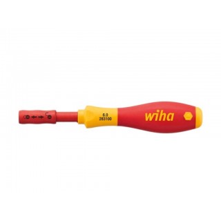 Wiha Screwdriver with bit holder SoftFinish® electric slimVario for slimBits (34577) 6 mm x 50 mm