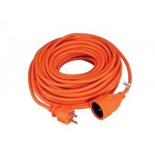 EXTENSION CABLE - 20 m - ORANGE - 3G1.5 - FRENCH SOCKET