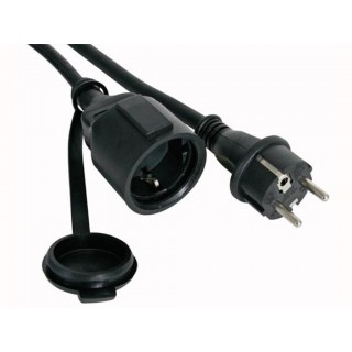RUBBER EXTENSION CABLE - 5 m - 3G2.5 - SCHUKO