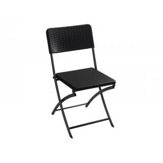 FOLDING CHAIR WITH RATTAN PATTERN