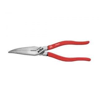 Wiha Classic needle nose pliers with cutting edge curved shape, approx. 40° (26725) 200 mm