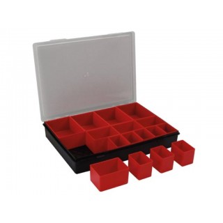 TAYG - Storage Box - 330 x 247 x 54 mm - 16 Removable Bins - 4,4 L