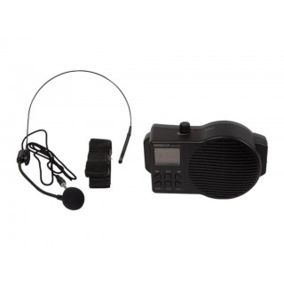 PORTABLE PUBLIC ADDRESS SYSTEM with USB/SD and FM radio