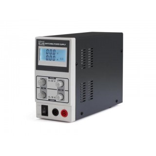 DC LAB SWITCHING MODE POWER SUPPLY 0-30 VDC / 0-10 A MAX WITH LCD DISPLAY