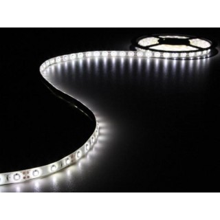 KIT WITH FLEXIBLE LED STRIP AND POWER SUPPLY - COLD WHITE - 300 LEDs - 5 m - 12 VDC