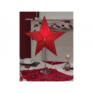 Paperstar - standing - red - 45 cm - 230 V - E14 lamp not provided