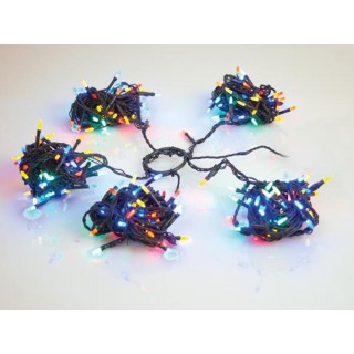 Speed Light LED - 280 multicolor lamps - green wire - modulator - 24 V (for tree of 210 cm)
