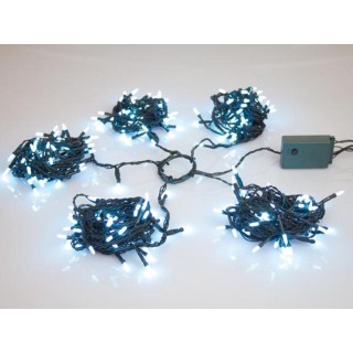Speed Light LED - 280 white lamps - green wire - modulator - 24 V (for tree of 210 cm)