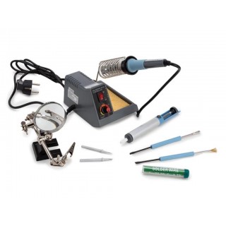 SOLDERING STATION KIT WITH ADJUSTABLE TEMPERATURE : 40 - 48 W - 150 - 480 °C