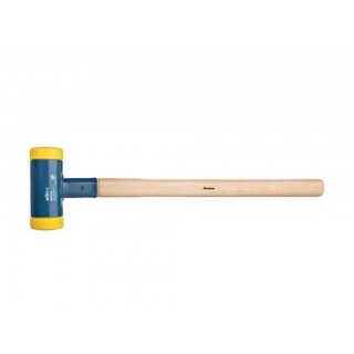 Wiha Sledgehammer no recoil, medium hard with hickory wooden handle, round hammer face (02091) 100 mm