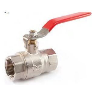 Ball valve FF 1/2'' with stainless steel lever