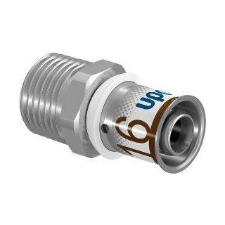 Coupling male 16x1/2" brass, Uponor