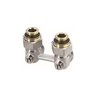H-piece valves type ME1/50 1/2"x3/4'' angle