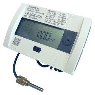 Ultrasonic meter SonoSafe10 DN15 1.5m³/h G¾ with M