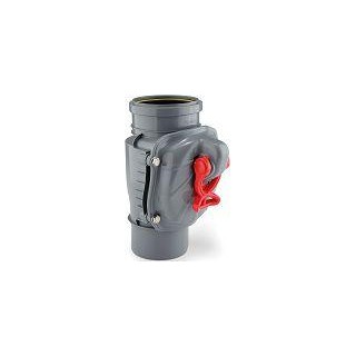 PP Backwater valve Dn110 for vertical assembly