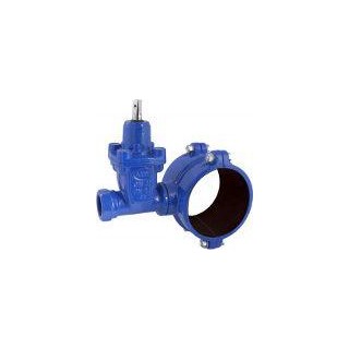 Service valve+saddle for PE pipes 1 1/4''FxD110mm